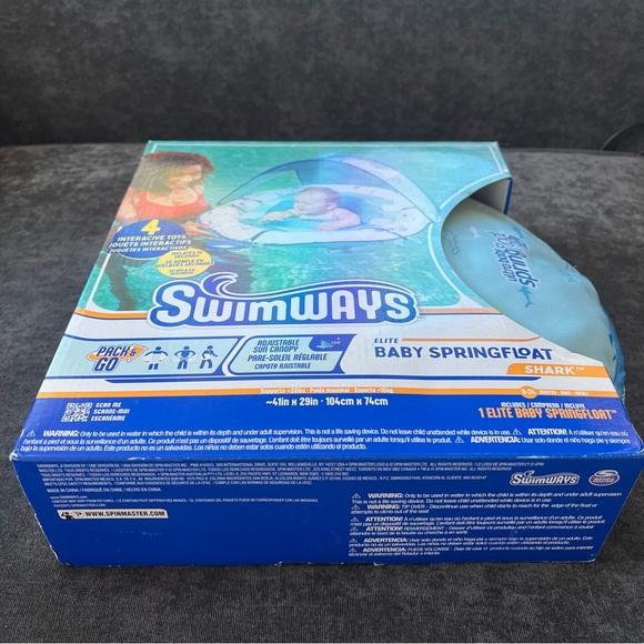 NWT SwimWays, Elite Baby Shark Spring Float - Picture 2 of 9